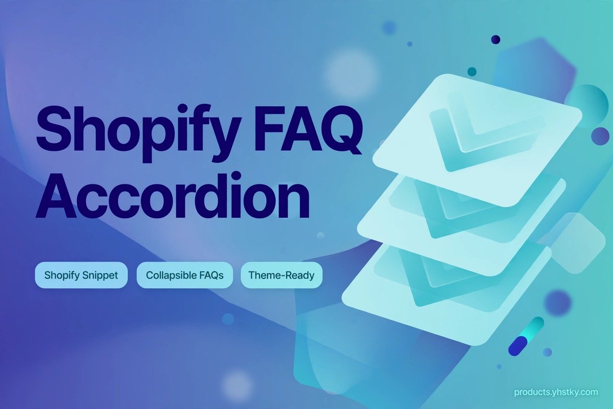 Shopify FAQ Accordion