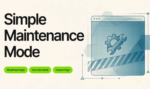 Simple Maintenance Mode